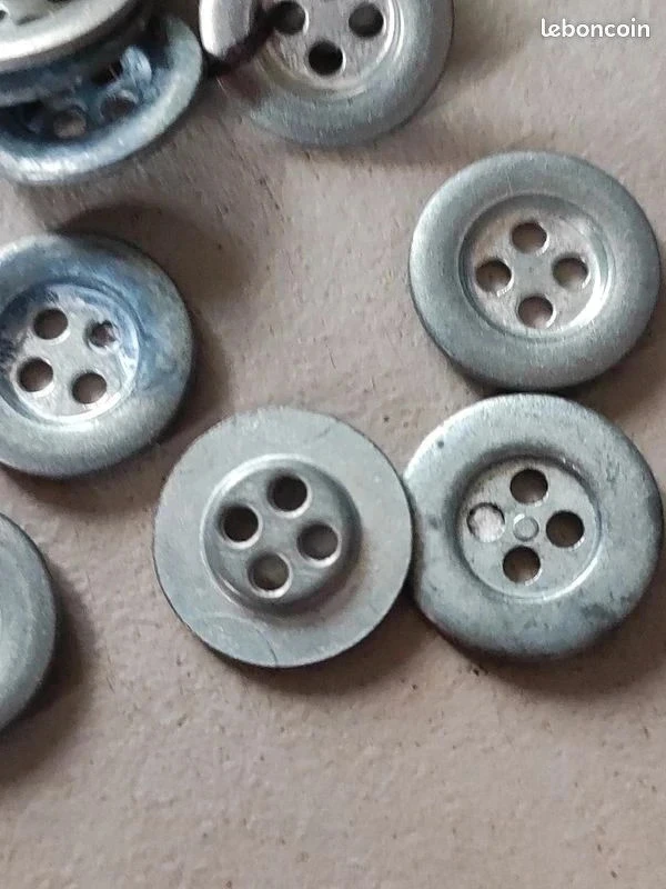 Lot of 10 metal buttons – photo 3